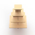 4 Square Shelves Retail Display Stands KD Structure MDF Table Display