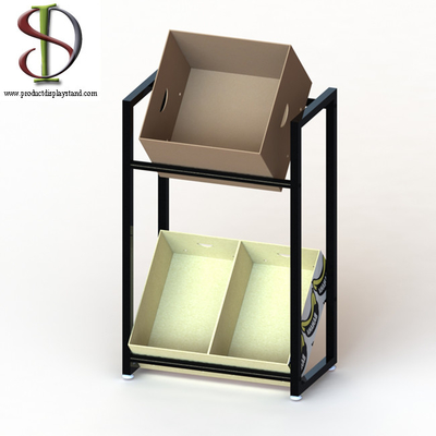 ร้านขายของชำ ขาปรับระดับ ชั้นวางเครื่องดื่ม L106 X D32 X H85cm